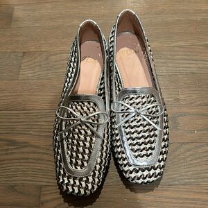 Jcrew metallic flat